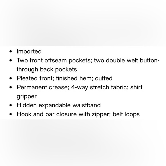 Chocolate brown dress slacks. 48wX32L - Picture 7 of 7